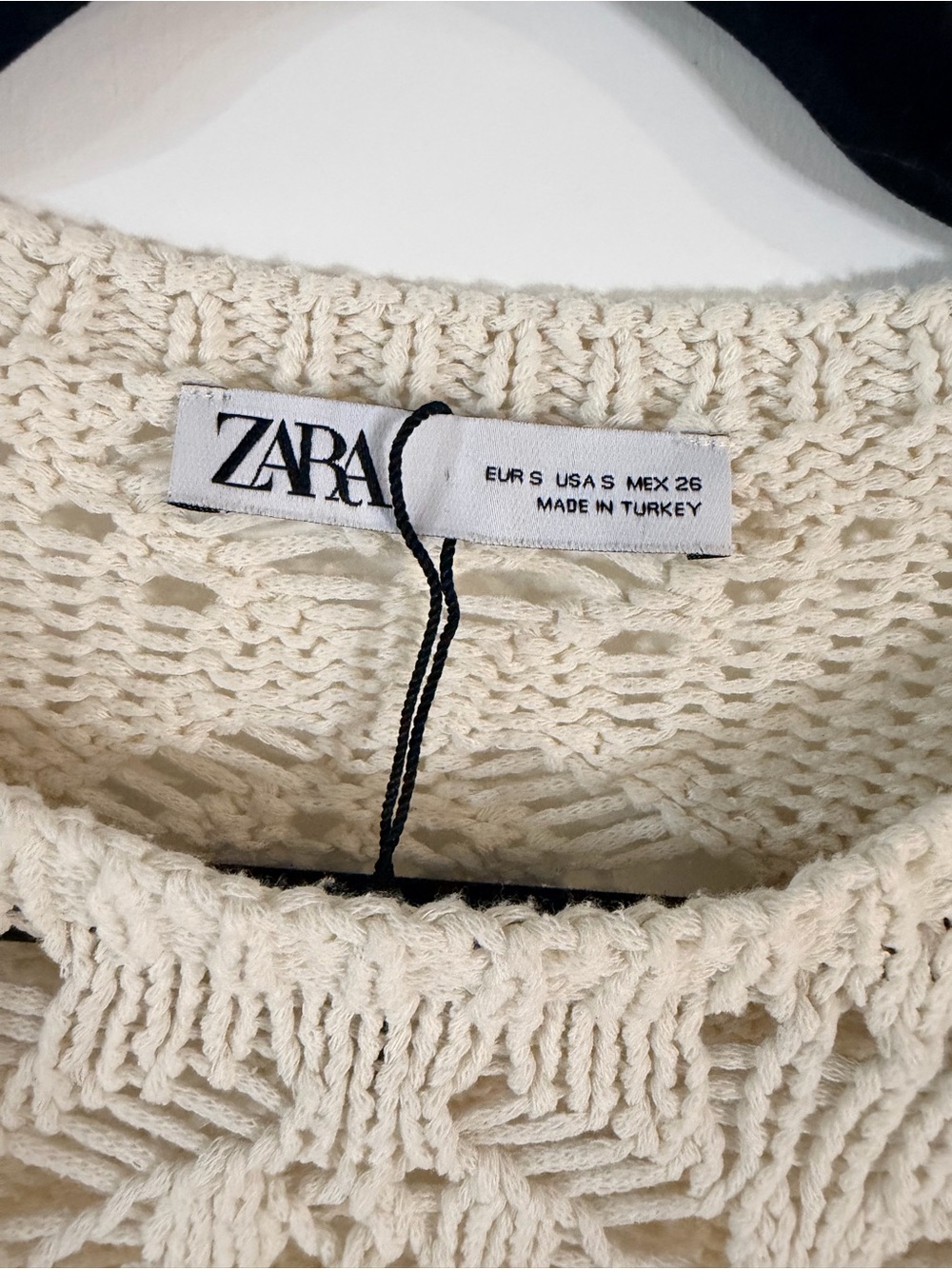 Zara open knit sweater flared sleeve - Picture 5 of 7